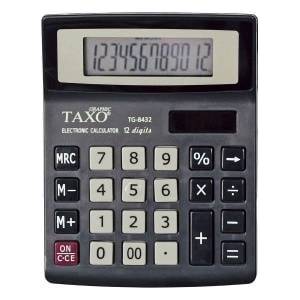 TITANUM Calculator Taxo 12- position TG-8432 black Калкулатори