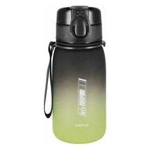 Starpak Water bottle 400ml ombre green-black