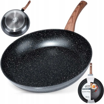 Tradiční pánev Vilde Black&Wood 32 cm, granitová