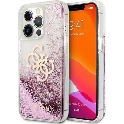 GUESS Кейс Guess GUHCP13XLG4GPI за iPhone 13 Pro Max 6, 7", розов / розов, твърд (GUE001756-0)