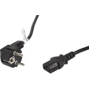LANBERG CEE 7/7 na IEC 320 C13 POWER CORD 5M VDE černý CA-C13C-11CC-0050-BK