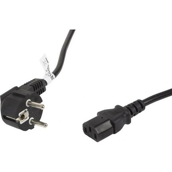 LANBERG CEE 7/7 na IEC 320 C13 POWER CORD 5M VDE černý CA-C13C-11CC-0050-BK
