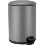 HORECANO HOME-Кош с педал 12L СИВО Ø24.2xh44.1cm (86427-ZB-002PC-GREY) (0185176)
