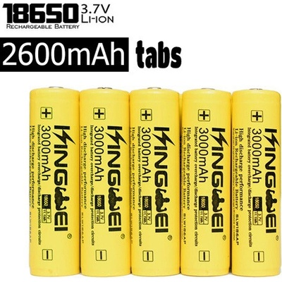 UltraFire 2600mAh 3.7V 18650 NCR Li-ion páskový tabs 5ks