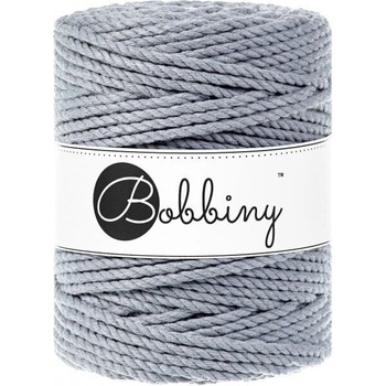 Bobbiny 3PLY Macramé Rope 5 mm 100 m Steel юта (TX-E019)