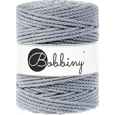 Bobbiny 3PLY Macramé Rope 5 mm 100 m Steel юта (TX-E019)