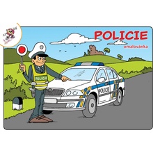 Omaľovánka a5 polícia