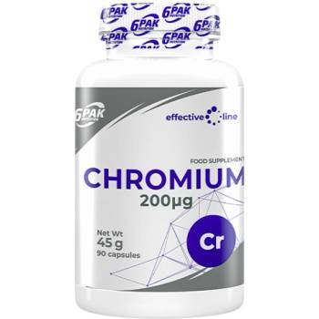 Image 1 of 6PAK Nutrition Chromium 200 mcg [90 капсули]