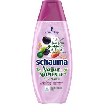 Schauma Nature Moments Acai Mandlové mléko Ovesné vločky Shampoo 350 ml