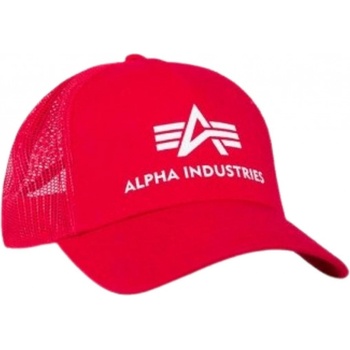 Alpha Industries Basic Trucker Cap speed red