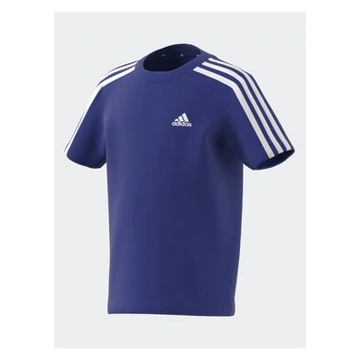 Adidas Тишърт Essentials 3-Stripes Cotton T-Shirt IJ6344 Син Regular Fit (Essentials 3-Stripes Cotton T-Shirt IJ6344)