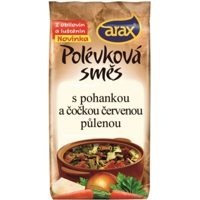 Arax PS Čočka červená loup. a pohanka 160 g