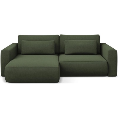 makamii Разтегателен ъглов диван с място за съхранение в цвят каки (ляв ъгъл) Kapua - Makamii (KAPUA_LCF_S_24_P1_C2)