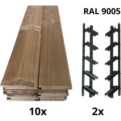 Samkit SET black Rozměr:: 1300*1500 mm, Velikost balení: 15 ks