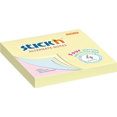 Hopax Stick'n Alternate pastel 76 x 76 mm 100 listů – Hledejceny.cz