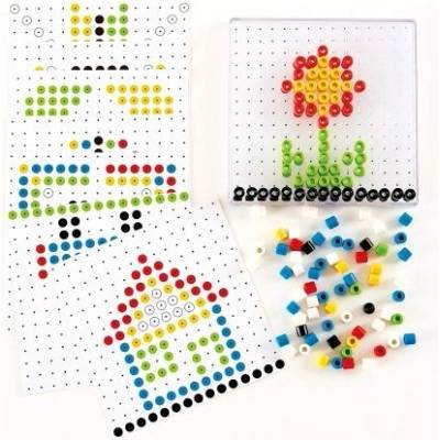 Hape - Забавна игра с мъниста - Мозайка (E6310)