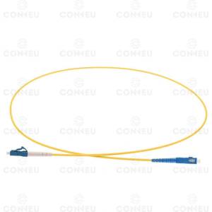 Conneu LC-SC симплексна пач корда, сингълмод OS2, 2 мм. , жълта, Conneu (1.0 м) (CNFJ-LCSCOS2SYE2mm-1)