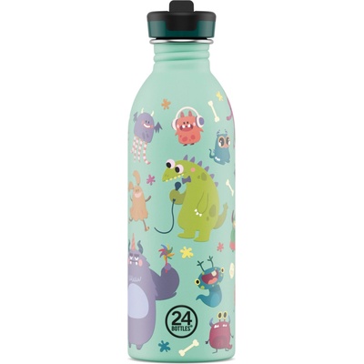 24Bottles dětská nerezová lahev Kids Bottle 500 ml Spooky Friends
