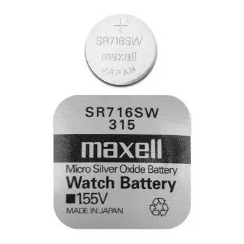 Image 1 of Maxell Бутонна батерия сребърна maxell sr-716 sw 1.55v /315/ (ml-bs-sr-716-sw)
