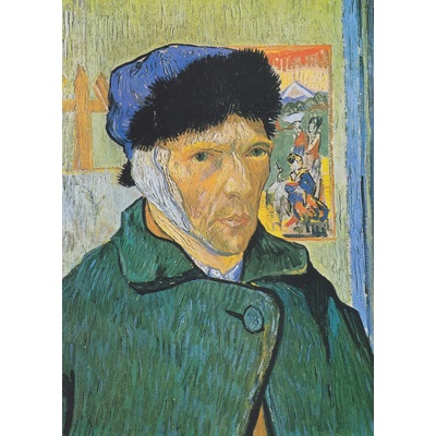 Bluebird Puzzle - Puzzle Vincent Van Gogh: Self-Portrait with Bandaged Ear - 500 piese