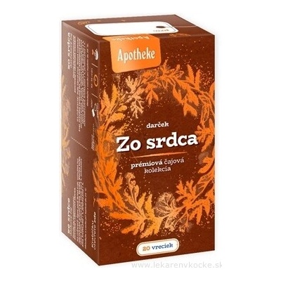Apotheke Zo srdca darčekový ovocný čaj 20 × 2 g