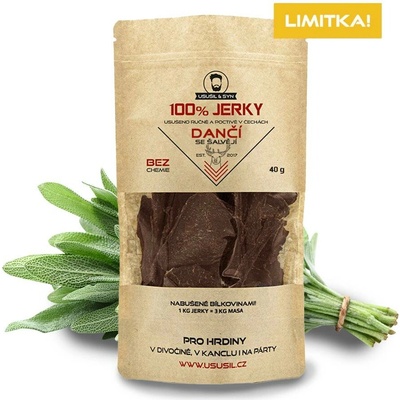 Jerky Usušil & Syn Daňčí se šalvějí 40 g