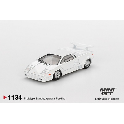 MINI GT Lamborghini Countach 25th Anniversary White blister 1:64