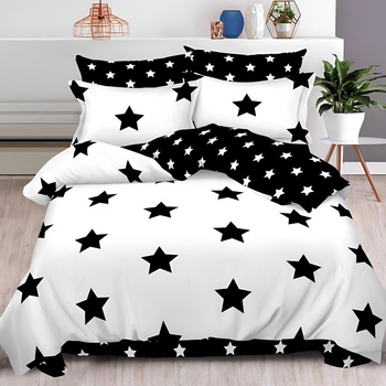 EmonaMall Двулицево спално бельо EmonaMall, 6 части - Модел S18924 (S18924-66666d)