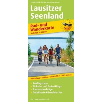 PublicPress Rad- und Wanderkarte Lausitzer Seenland