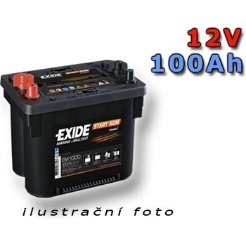 Exide Start AGM 12V 100Ah 925A EM1100