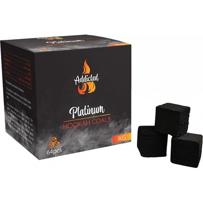 Addictedcoals Kokosové uhlíky Addicted Platinum 1 kg