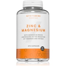 MyVitamins Essentials Magnesium & Zinc podpora správného fungování organismu 270 kapslí