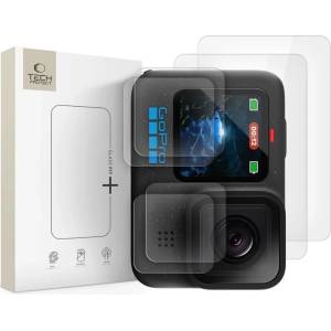 Tech-Protect glass fit+ 2-set закалени защитни стъкла за gopro hero 9 / 10 / 11 / 12 прозрачно