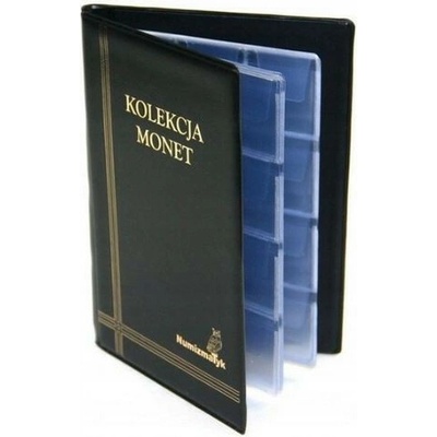 Numizmatyk Album na mince 96ks 35 x 40 mm 8 listů černé – Zboží Dáma
