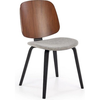 Halmar Трапезен стол k563 орех / сиво / черен стол