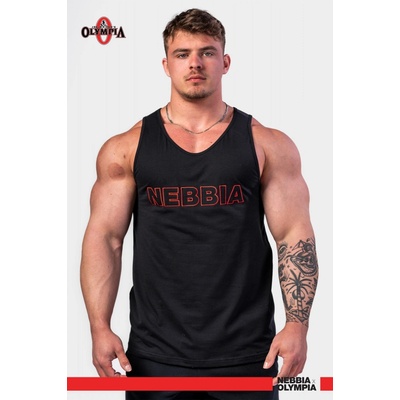 Nebbia Olympia Fitness tílko Strenght 714 black – Zboží Dáma