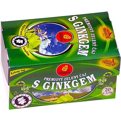 Milota Zelený čaj s ginkgem 40 g