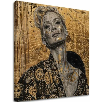 Elegantný obraz ženy Sebadôvera - 70x70 cm