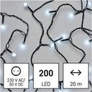 Emos D5AC07 200 LED cherry řetěz kuličky 20 m venkovní i vnitřní studená bílá programy