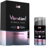 Intt Cosmetics Течен вибратор "intt bubble gum" 15 мл Затоплящ и пулсиращ ефект
