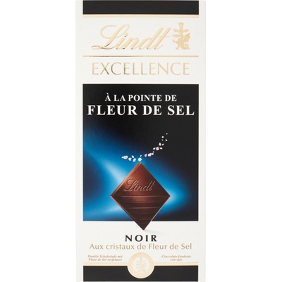 Lindt Čokoláda horká s morskou solí "fleur de sel" 100 g