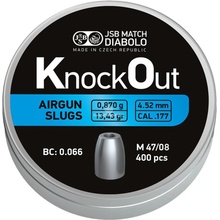 Diabolky JSB Knockout Slugs 4,52 mm 400 ks