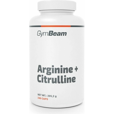 GymBeam Arginine + Citrulline 240 kapsúl