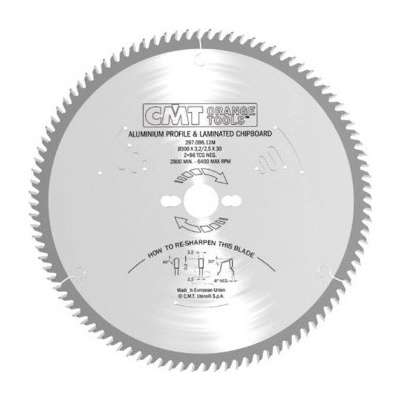 CMT C296 Pilový kotouč na lamino, plast a neželezné kovy - 160 x 20 Z56