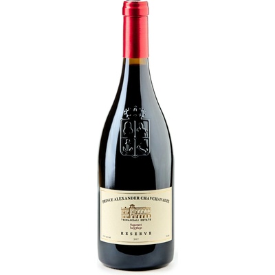 Tsinandali Estate Saperavi reserve gruzínské suché červené 2017 13,45% 0,75 l (holá láhev)