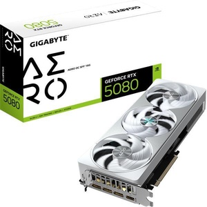 GIGABYTE GeForce RTX 5080 AERO OC SFF 16GB GDDR7 256bit (GV-N5080AERO OC-16GD) Видео карти
