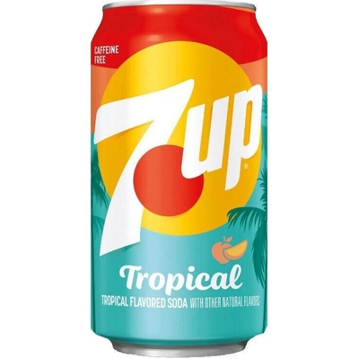 7 Up sycený nápoj s příchutí tropického ovoce 355 ml