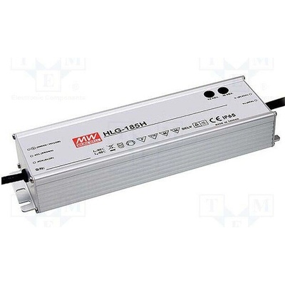 MEAN WELL HLG-185H-36A Napájecí zdroj: spínaný; LED; 186W; 36VDC; 2,6÷5,2A; 90÷305VAC