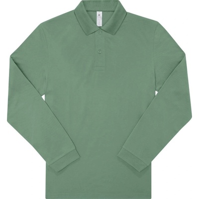 B&C polokošile B&C My Polo 210 LSL piqué dlouhý rukáv COT-01U427zm301 zelené amalfi