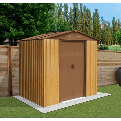 BestBerg ZDB-2D 2,5 m² 194 x 131 x 184 cm červené drevo/hnedá